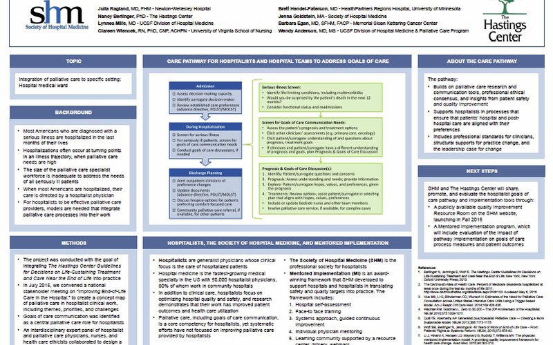 Palliative Care Pathway for Hospital Medicine - 2016  CAPC