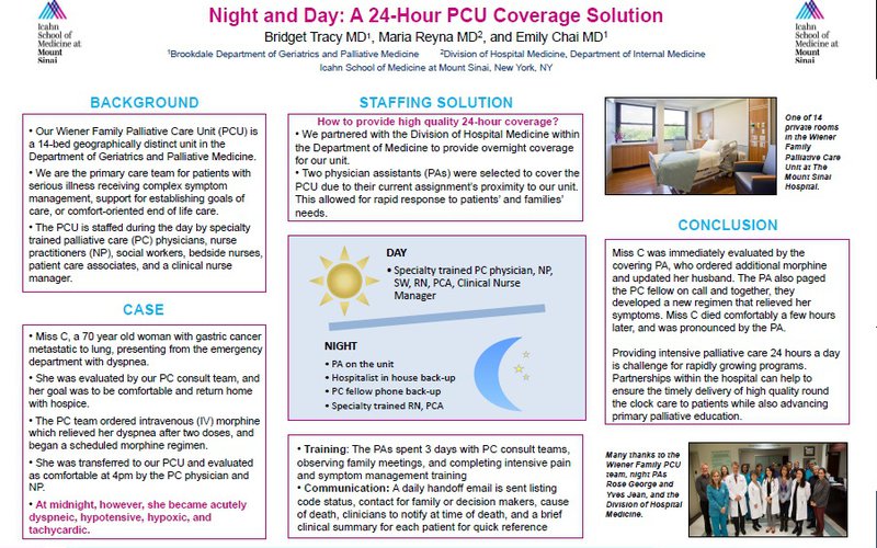 Palliative Care Unit | 24 Hour Coverage - 2016 | CAPC