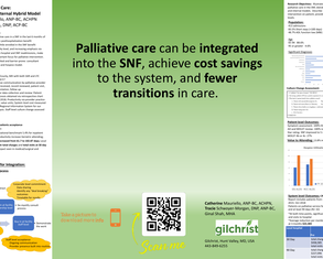 SNF Palliative Care: Consultant/Internal Hybrid Model - Poster Image