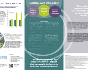 A Student's Lesson in Healthcare Disparities and How Palliative Care Can Break Down Barriers - Poster Image