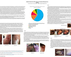 Palliative Wound Care Where Aggressive Symptom Management is the Goal - Poster Image
