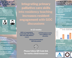Improving Emergency Medicine Resident Primary Palliative Care Skills - Poster Image