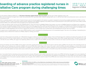 Onboarding Advance Practice Registered Nurses in Palliative Care during Challenging Times - Poster Image