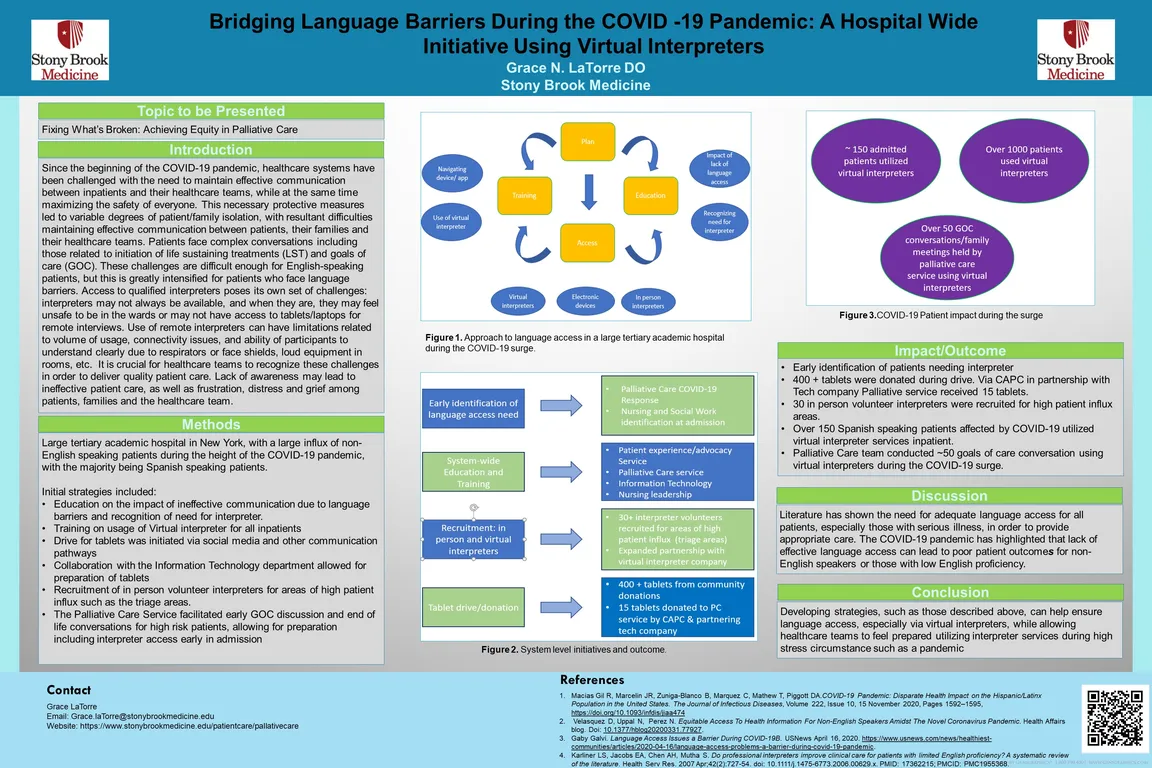 Bridging Language Barriers During the COVID-19 Pandemic - Poster Image