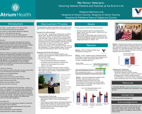 We Honor Veterans: Honoring Veteran Patients/Families at the End-of-Life - Poster Image