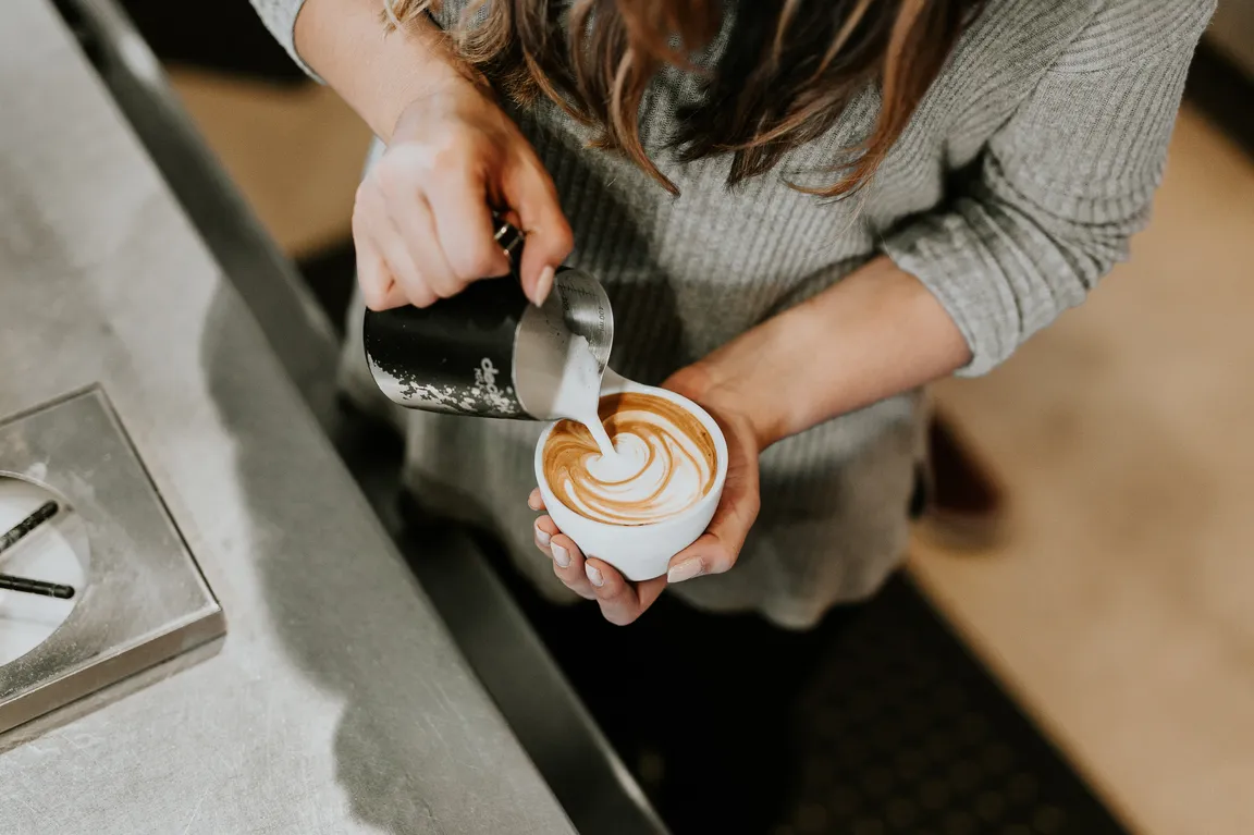 Barista Making a Cappuccino