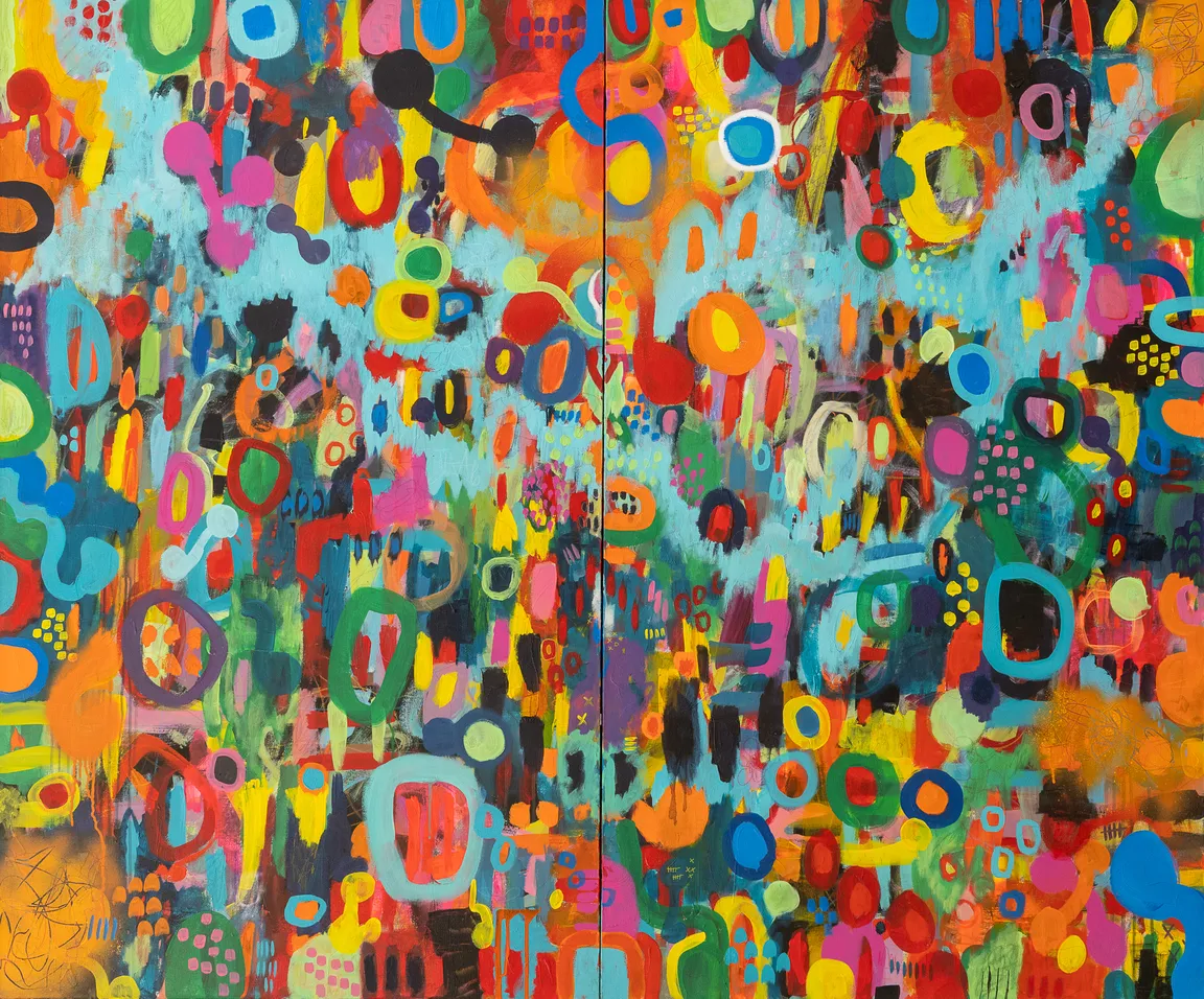 Image of Brenden Spivey's painting, Kinetic