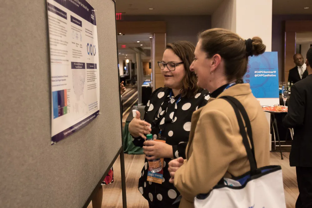Mapping Community Palliative Care Presenting Poster, 2019 CAPC National Seminar