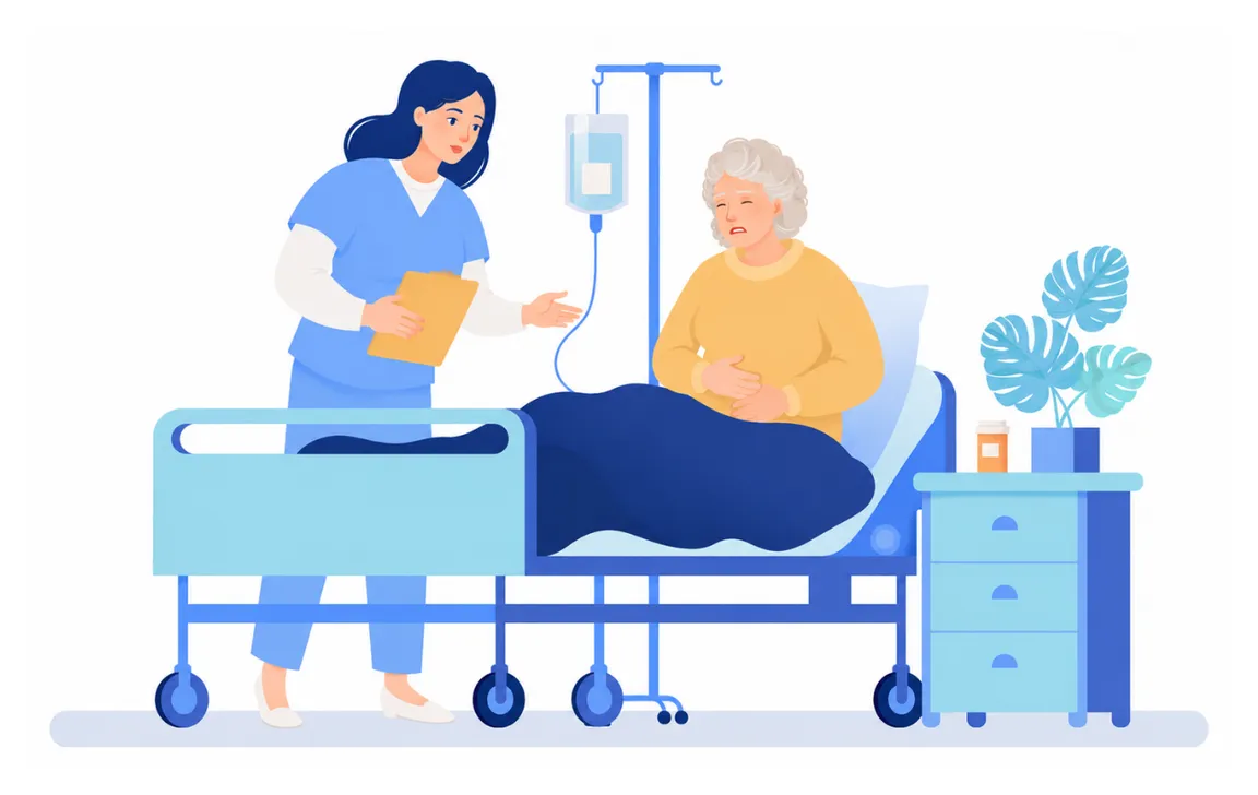 Clinician attending to patient who may be experiencing psycho-spiritual pain