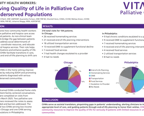 Community Health Workers Enhancing Palliative Care for Underserved Populations