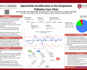 Opioid Risk Stratification in the Outpatient Palliative Care Clinic - Poster Image