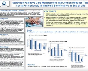 Evaluating Impact of a Statewide Medicaid Palliative Care Intervention - Poster Image