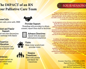 The Role of a Nurse on an Outpatient Palliative Care Team to Increase Provider Productivity and Improve Communication - Poster Image