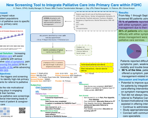 Integrating Palliative Care into Primary Care at a Federally Qualified Health Center - Poster Image