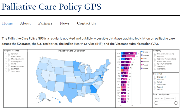 Palliative Care Policy GPS Screenshot