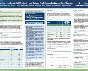 Speaking from the Heart: Heart Failure Goals beyond Advance Care Planning - Poster Image