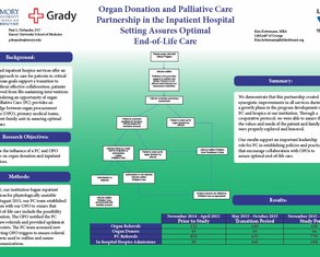 PC & OPO Collaboration Ensures Patient-Centered EOL Care - Poster Image